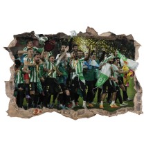 Vinilos 3d fútbol real betis balompié